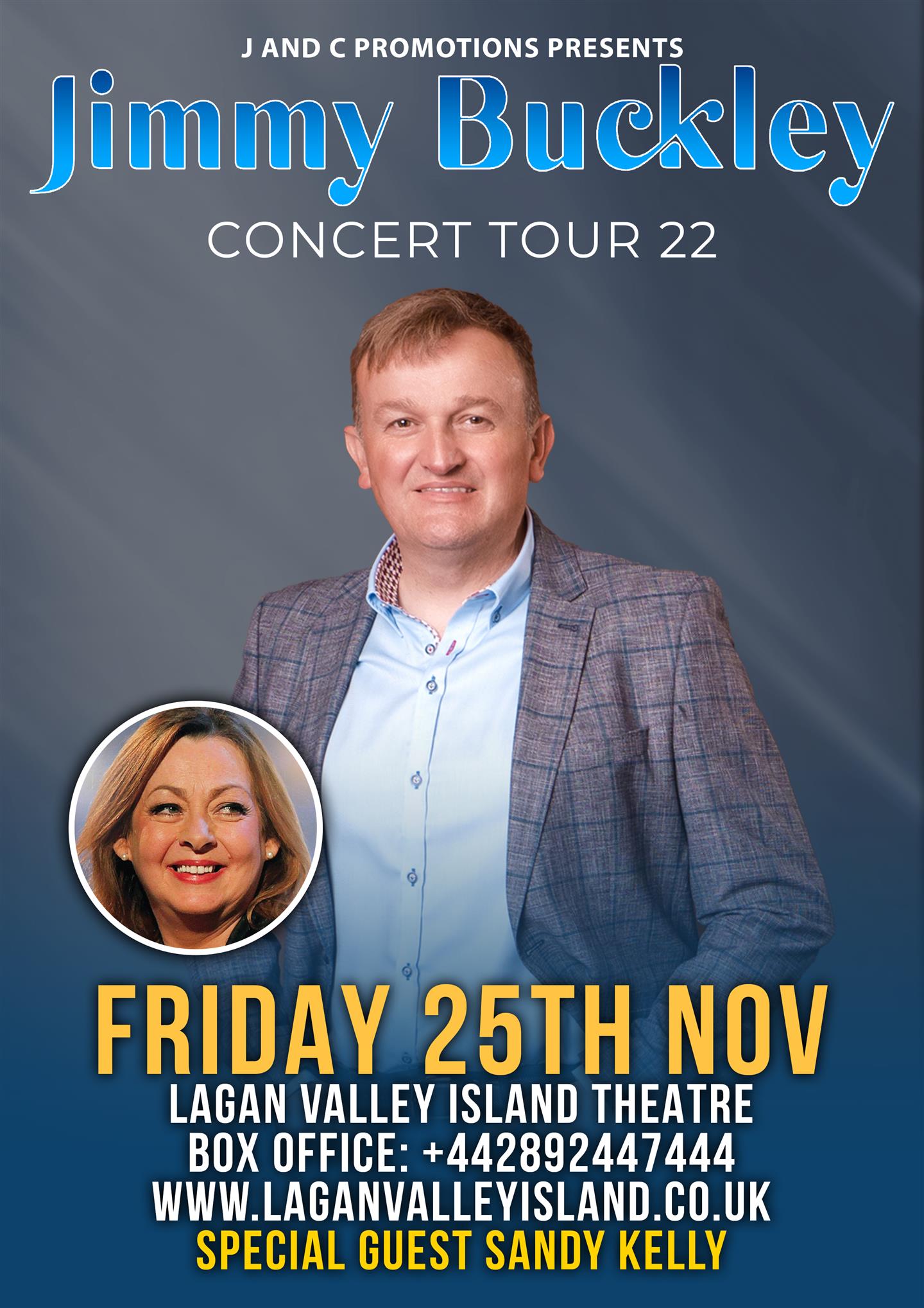 Jimmy Buckley in Concert with Special Guest Sandy Kelly